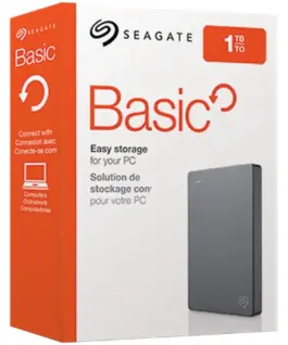 Външен хард диск SEAGATE HDD External Basic (2.5/1TB/USB 3.0)