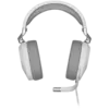 Геймърски слушалки CORSAIR HS65 Surround Headset White - EU
