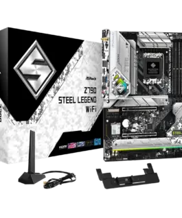 Дънна платка ASROCK MB Desktop Z790 Steel Legend (S1700 4x DDR5 1x PCIe 5.0 x16 1x PCIe 4.0 x16 1x PCIe 3.0 x1 4x Hyper
