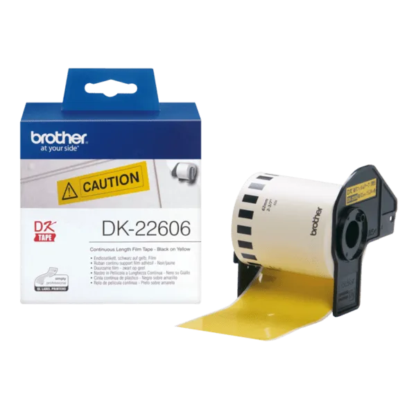 ЛЕНТА ЗА ЕТИКЕТНИ ПРИНТЕРИ BROTHER ТИП QL - CONTINUOUS PAPER TAPE - 62 mm x 1524 m - PN DK-22606