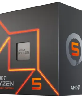 Процесор AMD CPU Desktop Ryzen 5 6C/12T 7600 (5.2GHz Max 38MB65WAM5) box with Radeon Graphics and Wraith Stealth