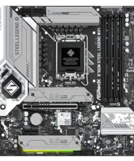 Alternative view of Дънна платка ASROCK B760M Steel Legend WiFi mATX LGA1700 DDR5