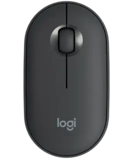 Безжична мишка LOGITECH M350S Pebble 2 Bluetooth Mouse - TONAL GRAPHITE