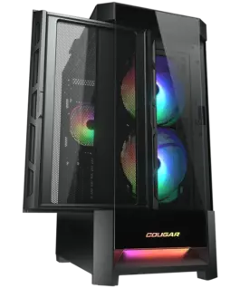 Alternative view of Кутия за компютър COUGAR DUOFACE RGB PC Case, Mid Tower, Black