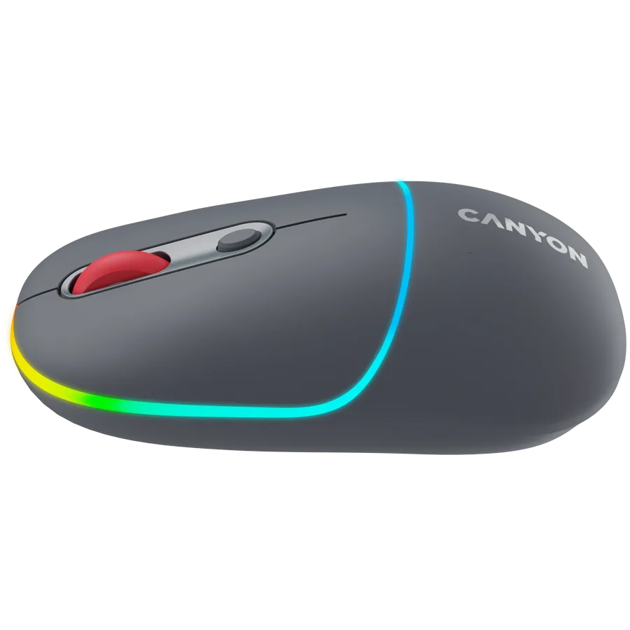 Безжична мишка CANYON mouse MW-22 2in1 BT/ Wireless Dark Grey - Image 24