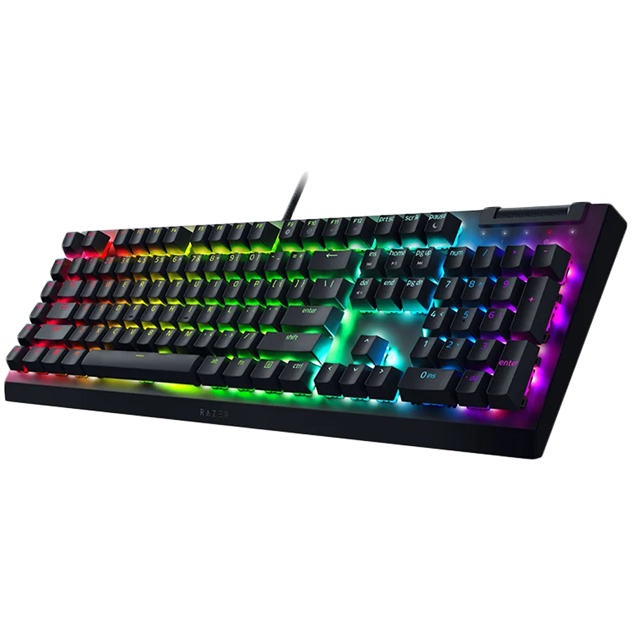 Геймърска клавиатура Razer BlackWidow V4 X Mechanical Gaming Keyboard, US Layout, Green Switch, Razer Chroma™ RGB, 6 Macro Keys, Lubricated Stabilizers, Media Roller - Image 8