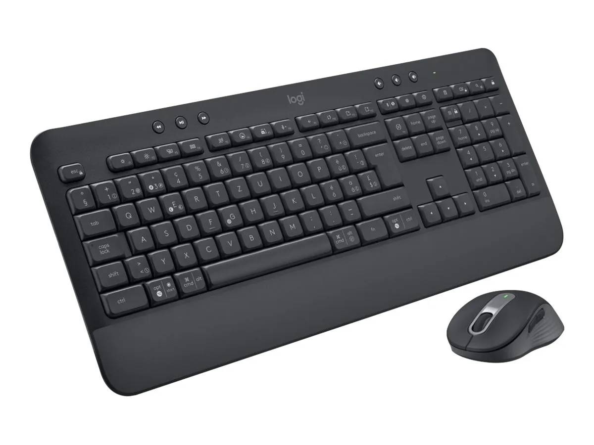 КОМПЛЕКТ МИШКА + КЛАВИАТУРА LOGITECH MK650 US - Wireless / Безжична - БЕЗ БДС КИРИЛИЗАЦИЯ (WITHOUT BDS CYRILLIC) - Black - PN 920-011004 - Image 2