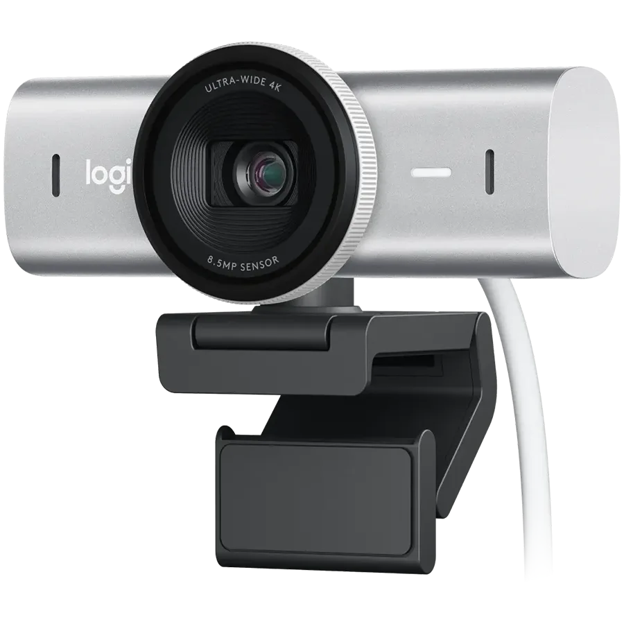 Уеб камера LOGITECH MX Brio 4K Ultra HD Webcam - PALE GREY - 2.4GHZ - EMEA28-935 - B2C