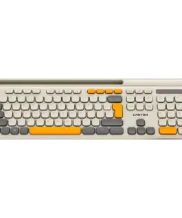Клавиатура CANYON keyboard HKB-W03 EN AAA Wireless Beige