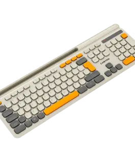 Клавиатура CANYON keyboard HKB-W03 EN AAA Wireless Beige