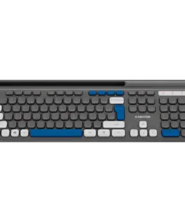 Alternative view of Клавиатура CANYON keyboard HKB-W03 EN AAA Wireless Grey