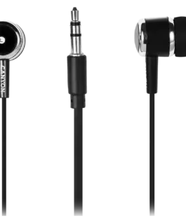 Alternative view of Слушалки CANYON Stereo earphones with microphone, Black