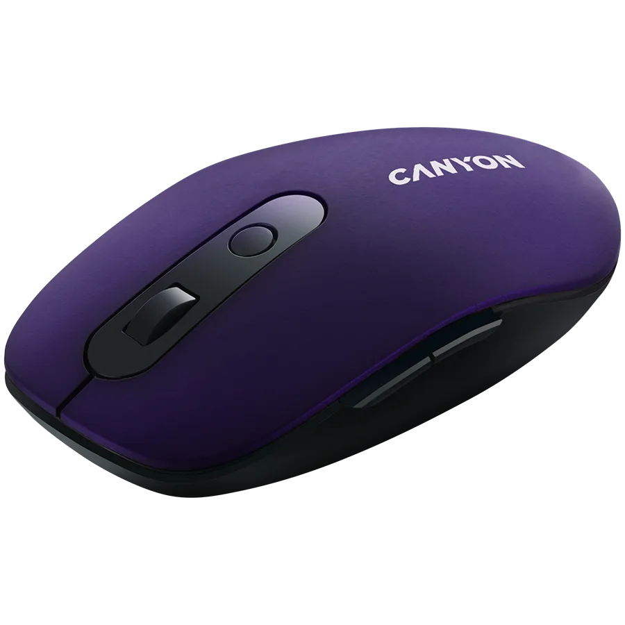 Безжична мишка CANYON mouse MW-9 Dual-mode Wireless Violet - Image 4