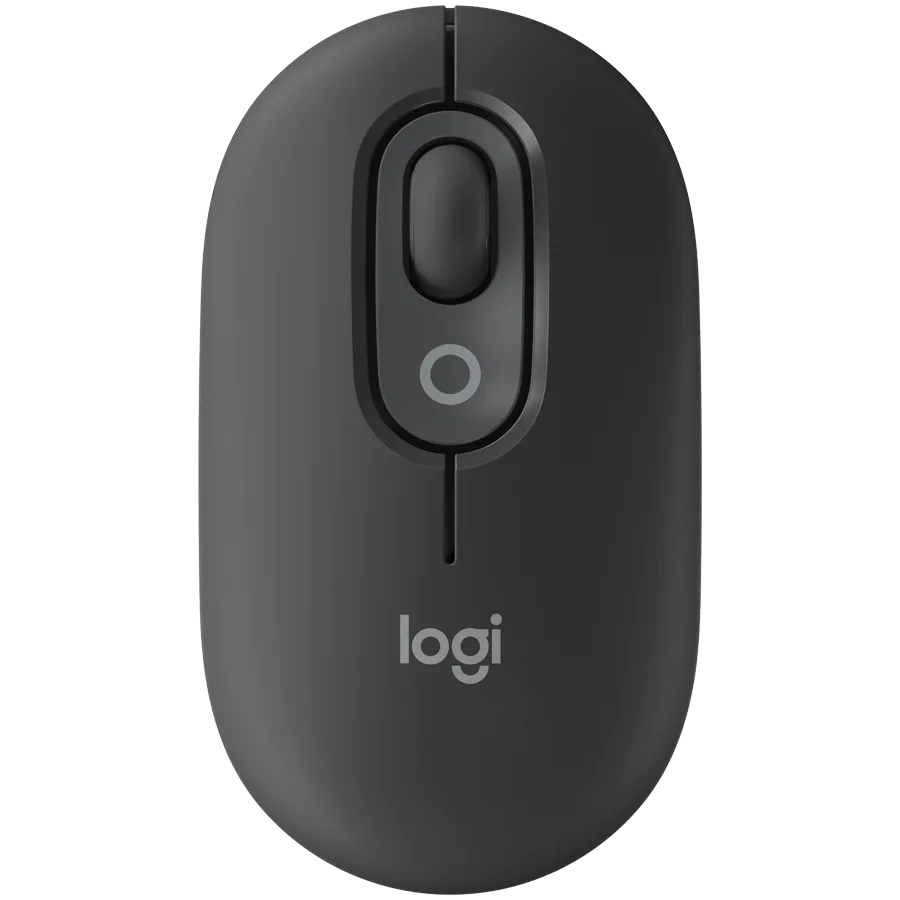 Мишка за компютър LOGITECH POP Mouse with emoji - GRAPHITE - BT - EMEA28i-935 - FY25