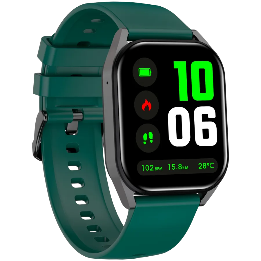 Смарт часовник CANYON smart watch Chatter SW-58 BT-CALL Black Green - Image 16