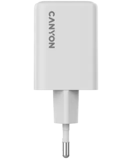 Alternative view of Зарядно за мобилен телефон CANYON charger CU45CC GaN 45W 2xPD EU White