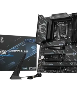 Дънна платка MSI Z890 GAMING PLUS WIFI LGA 1851 Dual Channel DDR5 up to 9200(OC)MHz 3x PCIe x16 slots 4x M.2 slot 4xUSB
