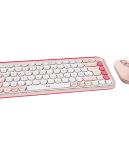 Alternative view of Клавиатура LOGITECH POP ICON COMBO - ROSE - US INTL - BT - INTNL-973