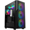 Кутия за компютър Chassis FC-C01 ARGB 7 slots; 1x Type-C 3x USB 3.0; 3 x12cm ARGB front; 1 x12cm ARGB back; Without