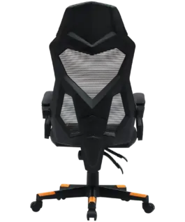 Геймърски стол CANYON gaming chair Flow MCH01 Mesh Black Orange