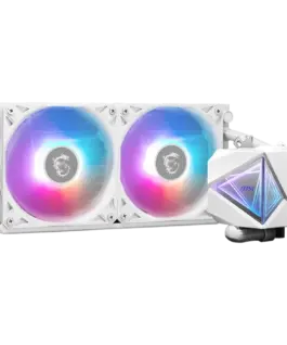 Охладител за процесор Охладител MSI MAG CORELIQUID I240 WHITE 2x 120mm ARGB Fans