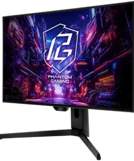Alternative view of Монитор Asrock Gaming Monitor, 27" QHD(2560x1440) OLED, 240 Hz, 129% sRGB, 1 500 000:1, 16:9, 178/178, 0.03 ms, 275 nits, AMD FreeSync™, Height, Swivel, Tilt, 2x 3W Speakers, 2x HDMI 2.0, 2x DP 1.4, 3x USB 3.2, 1x USB-C 1x Audio (3.5mm), 3Y