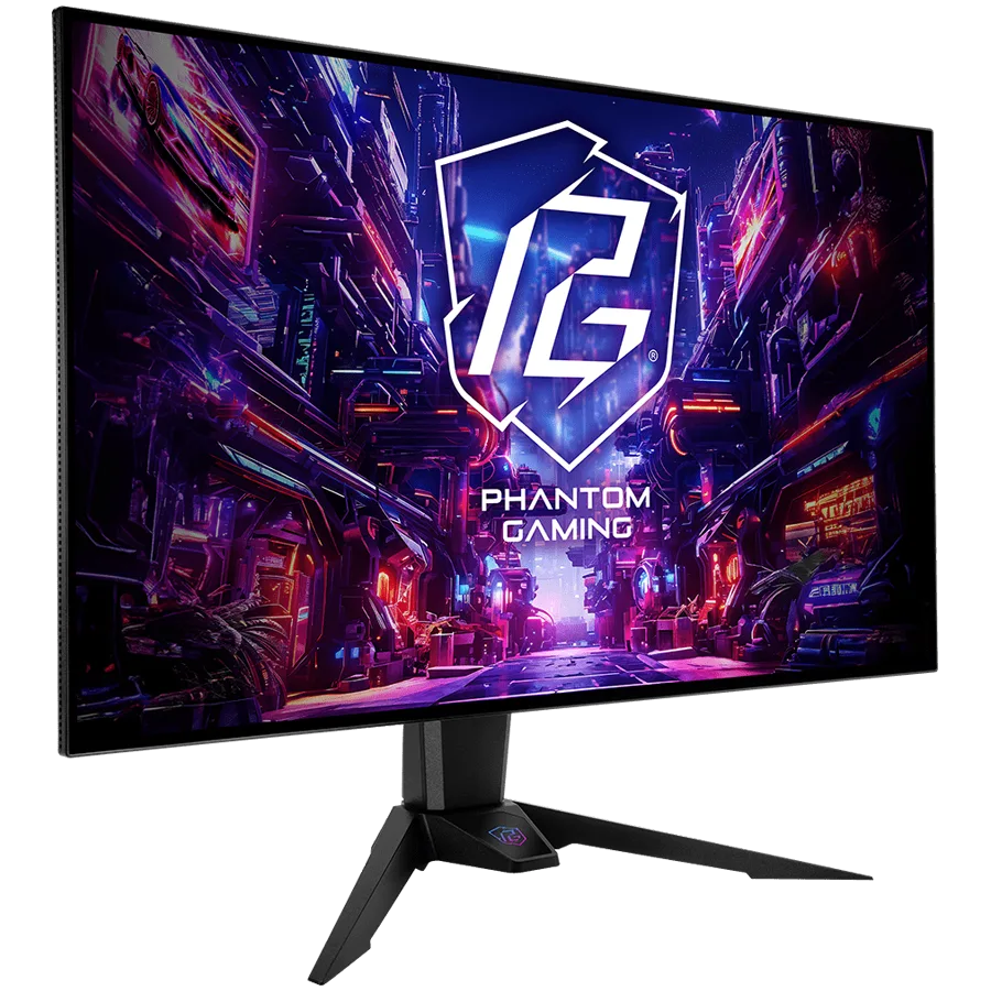 Монитор Asrock Gaming Monitor, 31.5" 4K (3840x 2160) OLED, AG, 240/480 Hz, 132% sRGB, 16:9, 1 500 000:1, 178/178, 0.03 ms, High, Swivel and Tilt adjustment, 2x 5W Speakers, 2x HDMI 2.0, 2x DP 1.2, 4x USB 3.2, 1x USB-C, 1x Audio (3.5mm), Wi-Fi antenna - Image 7