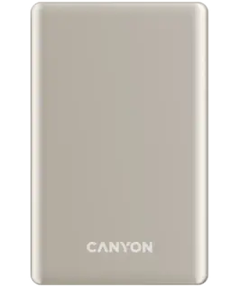 Външна батерия CANYON power bank OnPower 510 slim Magnetic 10000 mAh PD20W Beige