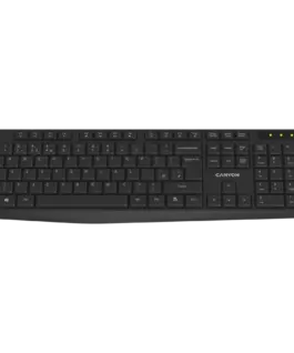 Клавиатура CANYON keyboard KB-W01 EN/BG Wireless Black