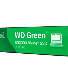 SSD диск SSD POWERED BY SANDISK WD Green SN3000 1TB M.2 2280 S3-M PCIe Gen4 x4 NVMe Read/Write: 5000/4200 MBps TBW: