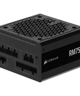 Alternative view of Захранване за компютър CORSAIR RM750e, 750 Watt, ATX 3.1, PCIe 5.1, Cybenetics GOLD Certified, Fully Modular