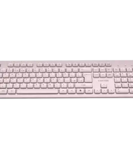 Клавиатура CANYON keyboard HKB-W01 UK/US AAA Wireless Beige