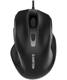 Мишка за компютър CANYON mouse M-6 Wired Black