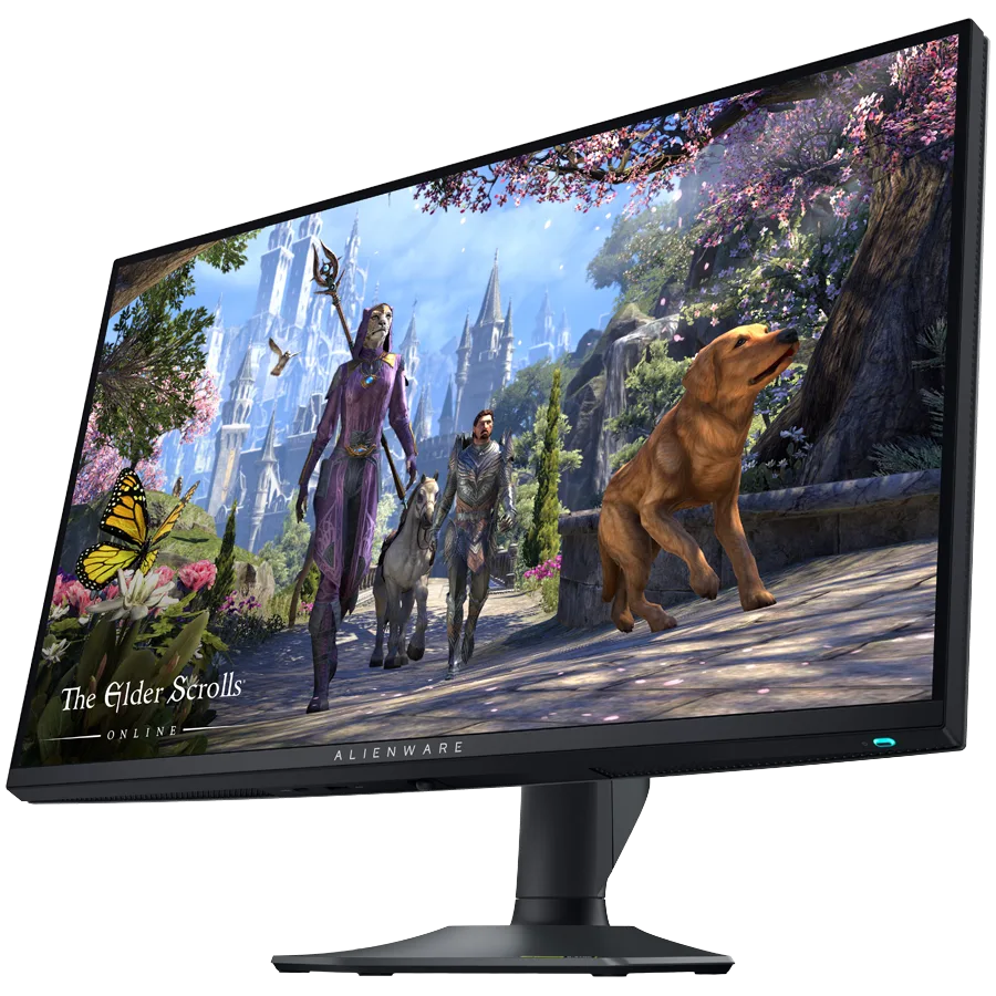 Монитор Alienware AW2725QF Gaming Monitor, 27" 16:9 IPS 3840x2160 up to 180Hz or 1920x1080 up to 360Hz, 0.5ms GtG, 1000:1, 400 cd/m2, G-Sync, 2x HDMI, 1xDP, 3xUSB 3.2, 1xUSB-C (15W), Tilt, Swivel, Pivot, Height Adj, 3Y - Image 22