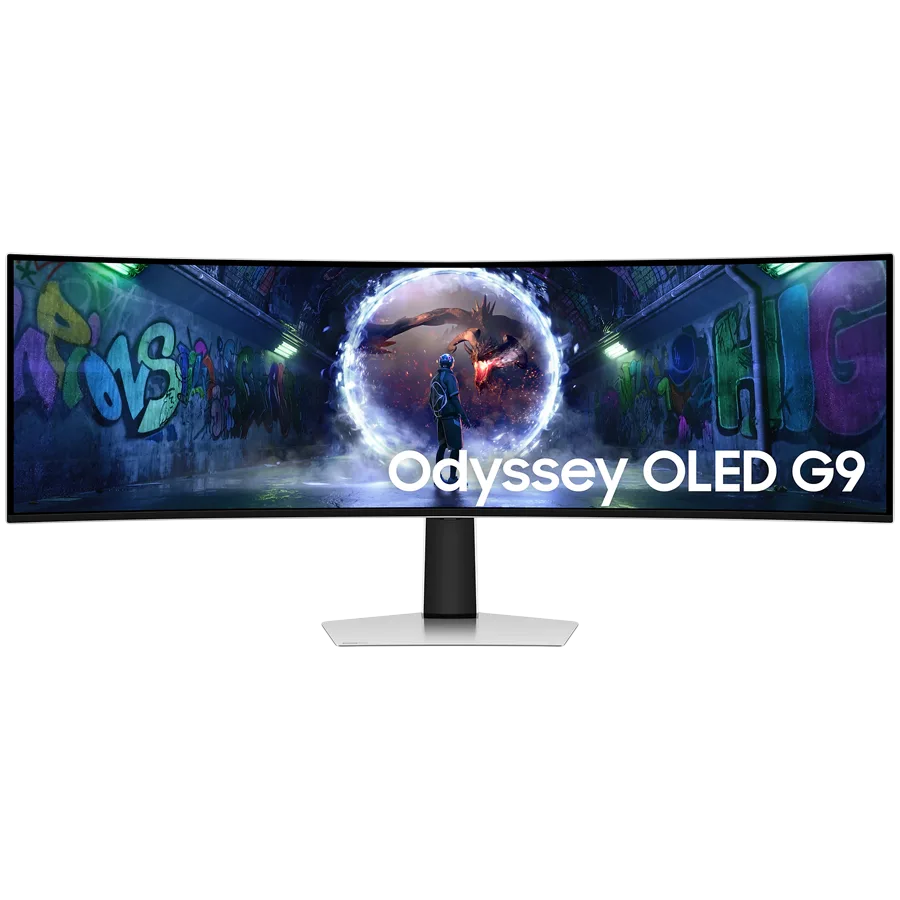 Монитор Monitor LED Samsung LS49DG934SUXEN Odyssey G93SD 49" DQHD Curved 1800R 32:9 (5120x1440) QD-OLED 240z 250 cd/㎡ 1m