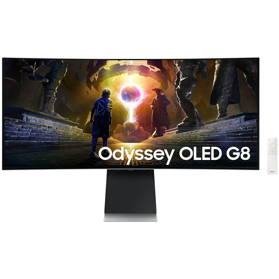 Монитор Monitor LED Samsung LS34DG850SUXDU Odyssey G85SD 34" Ultra WQHD Curved 1800R 21:9 (3440x1440) OLED 174Hz 250 cd