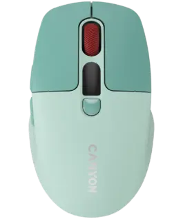 Безжична мишка CANYON mouse MW-26 LCD Silent Dual Mode Wireless Green
