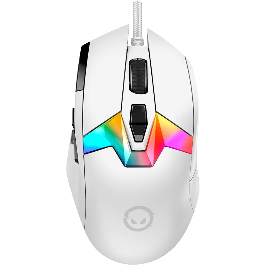 Геймърска мишка LORGAR MSP80 8000 Hz Gaming Mouse Pro White