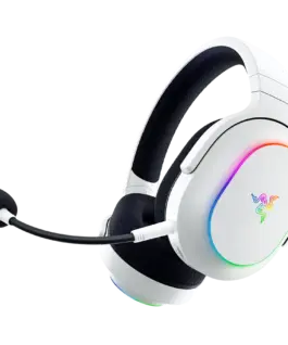 Геймърски слушалки Razer Barracuda X Chroma Gaming Headset White Oval Ear Cushions 2.4 GHz Wireless / Bluetooth Breathab