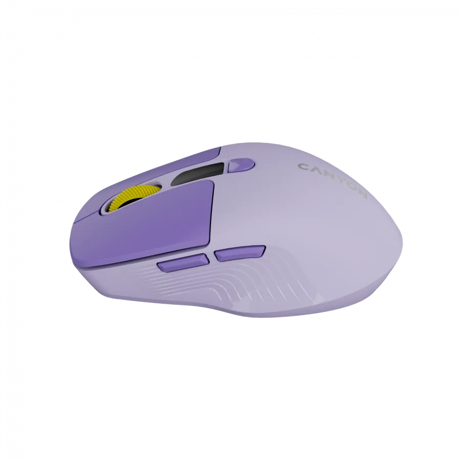 Безжична мишка CANYON mouse MW-26 LCD Silent Dual Mode Wireless Violet - Image 12