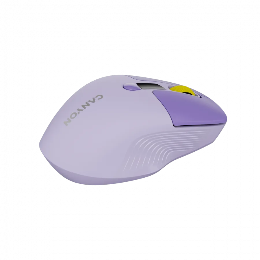 Безжична мишка CANYON mouse MW-26 LCD Silent Dual Mode Wireless Violet - Image 5