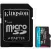 Карта памет Kingston 128GB microSDXC Canvas Go Plus Gen4 200MB/s A2 U3 V30 Card + Adapter