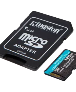 Карта памет Kingston 128GB microSDXC Canvas Go Plus Gen4 200MB/s A2 U3 V30 Card +