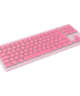 Клавиатура CANYON Keyboard OnType 10 Low Profile EN Wired Pink