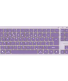 Клавиатура CANYON Keyboard OnType 10 Low Profile EN Wired Violet