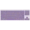 Клавиатура CANYON Keyboard OnType 10 Low Profile EN Wired Violet