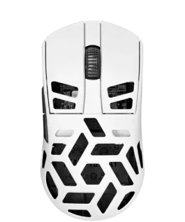 Геймърска мишка LORGAR MSE90W Magnesium Alloy Wireless Gaming Mouse Elite White