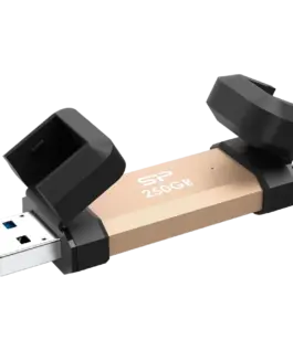 Външен SSD диск Silicon Power UC3S72 250GB USB3.2 Gen2DS72 Gold