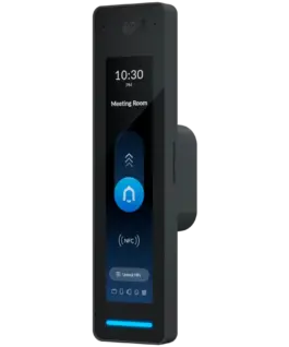 Alternative view of Ubiquiti UA-G3-Pro-B indoor/outdoor NFC reader and intercom with Apple Touch Pass support, Video works at ADA-compliant mounting height