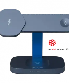 Зарядно за мобилен телефон CANYON Wireless Charging Station Hexagon 310 3in1